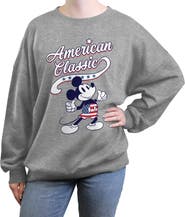 Mickey & Friends Junior's Retro American Classic Sweatshirt
