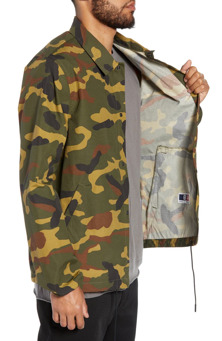 Herschel Supply Co. Camo Coach's Jacket, Alternate, color, 