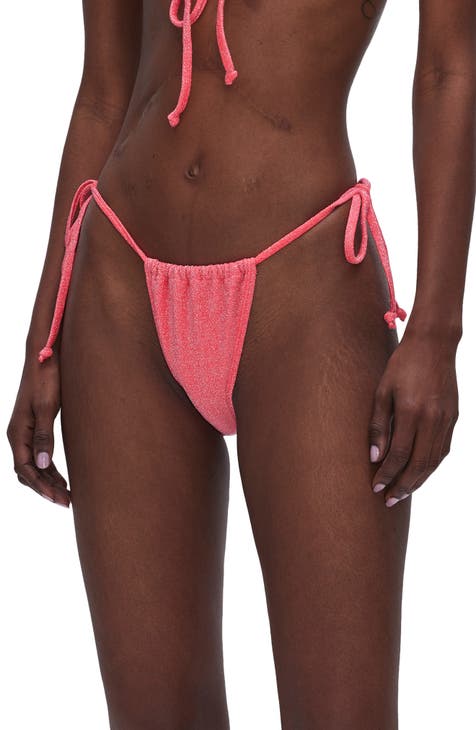 Sparkle Tiny Ties Bikini Bottoms (Regular & Plus Size)