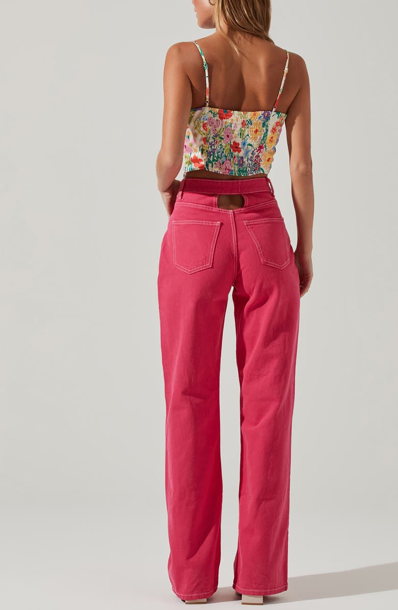 ASTR the Label Ellery Floral Crop Top, Alternate, color, 