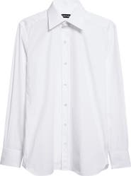 TOM FORD Classic Fit Cotton Poplin Button-Up Shirt