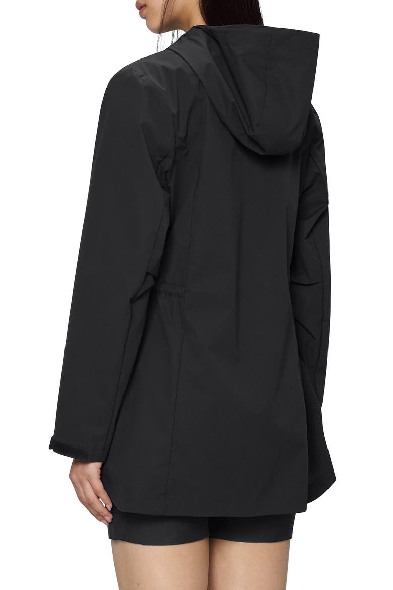 Mito Water Repellent Hooded Jacket, Alternate, color, BLACK