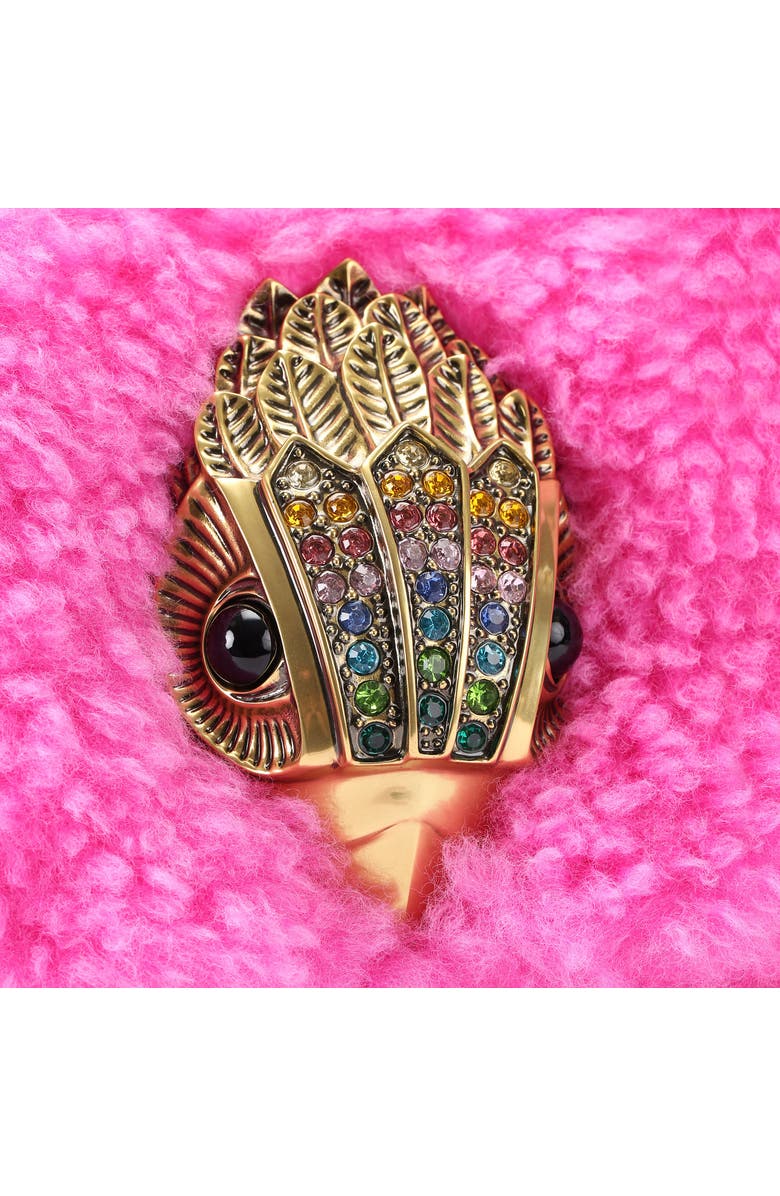 Kurt Geiger London Large Kensington Faux Fur Shoulder Bag, Alternate, color,