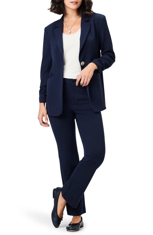 Nic + Zoe Plaza Demi Bootcut Ankle Pants In Dark Indigo