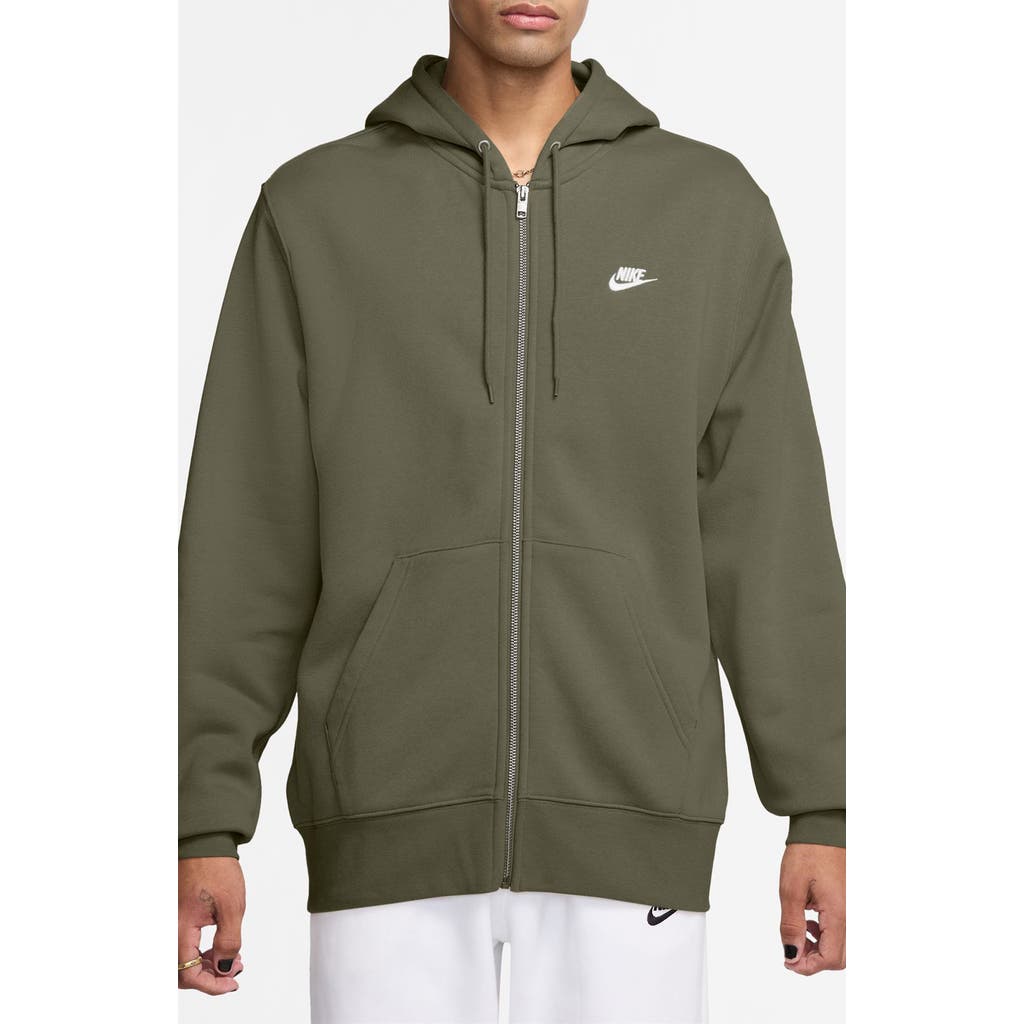 Nike Club Fleece Zip Hoodie In Multi