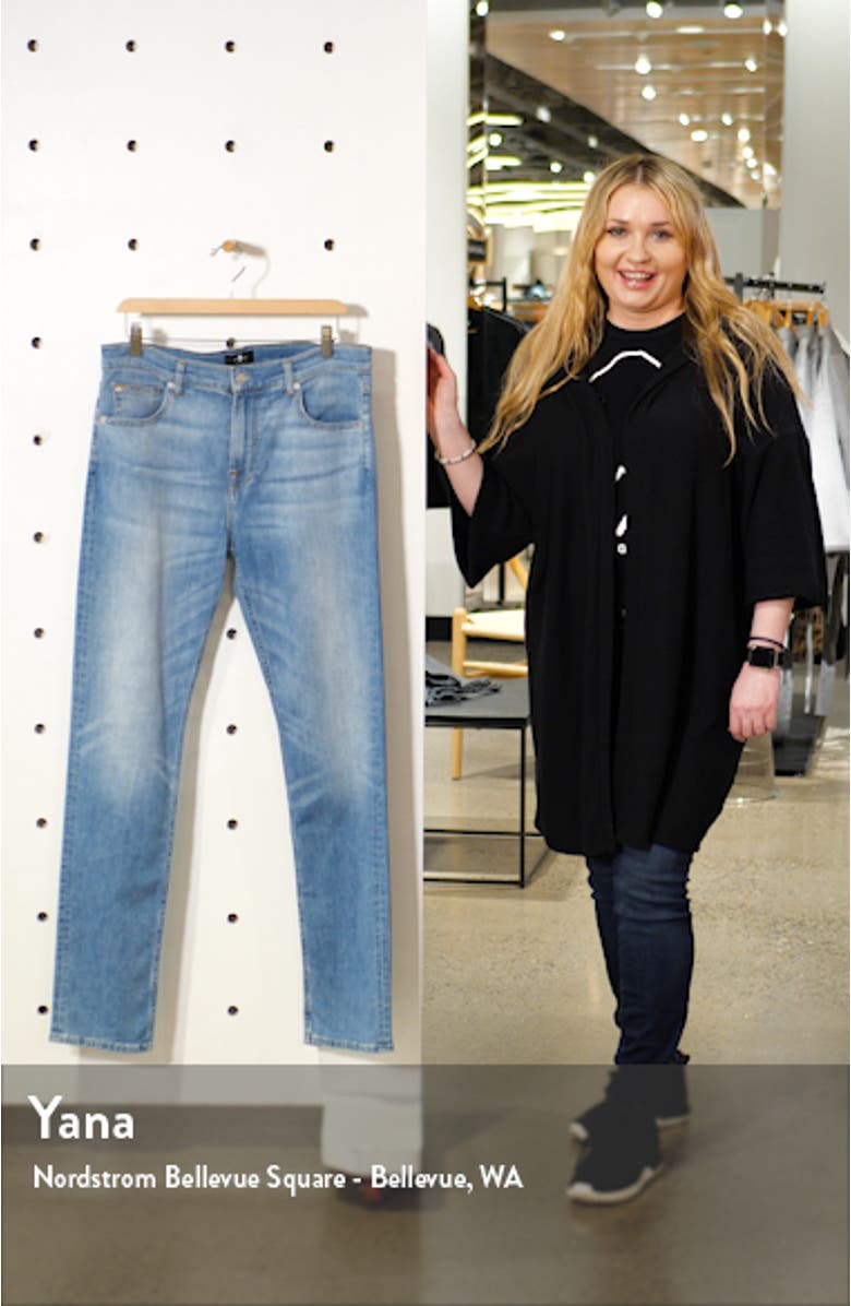 <sup>®</sup> Adrien Slim Tapered Leg Jeans, sales video thumbnail