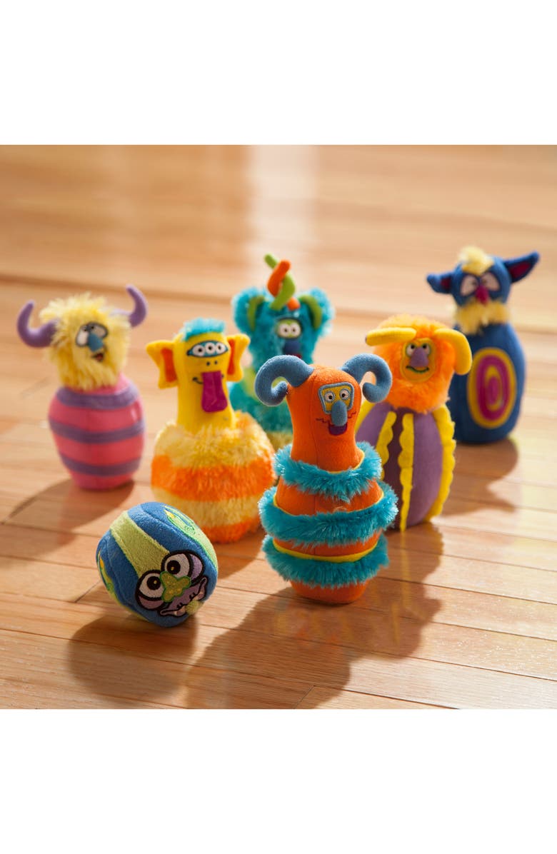 Melissa & Doug 7-Piece Plush Monster Bowling Set, Alternate, color, 