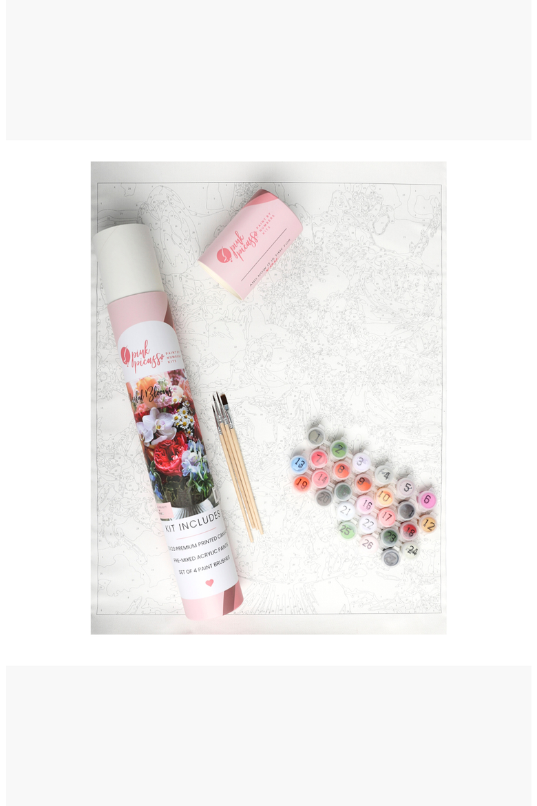 Blissful Blooms Paint by Numbers Kit, Alternate, color, Blissful Blooms