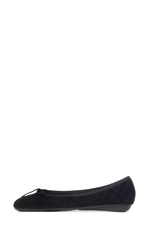 Paul Mayer Best Cap Toe Ballet Flat In Black