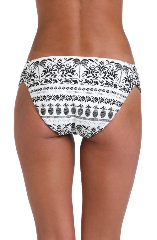 Sunshine 79 Coast Reversible Shirred Bikini Bottoms In White