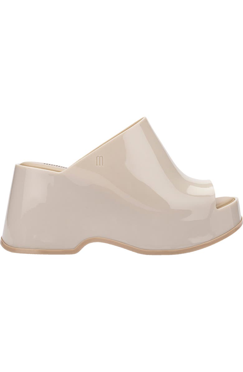 Melissa Patty Platform Slide Sandal, Alternate, color, Beige