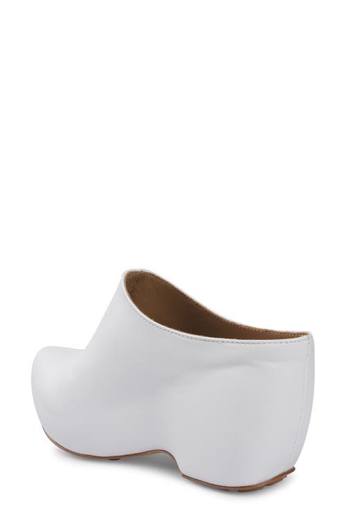 Zigi Raffaela Platform Clog In White