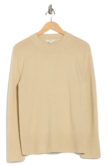 Vince Crewneck Wool & Cashmere Sweater In Neutral