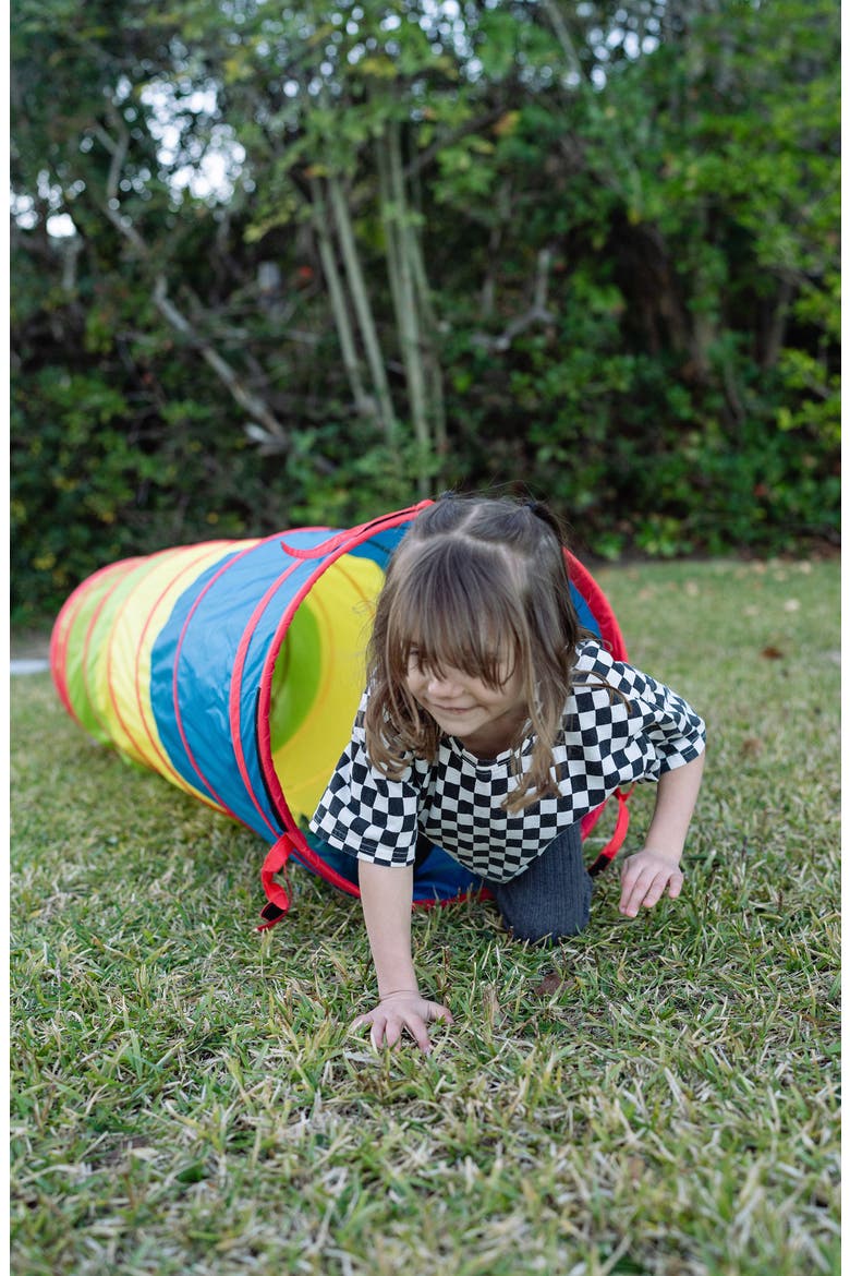 Primary Color 6-Foot Play Tunnel, Alternate, color, MULTI