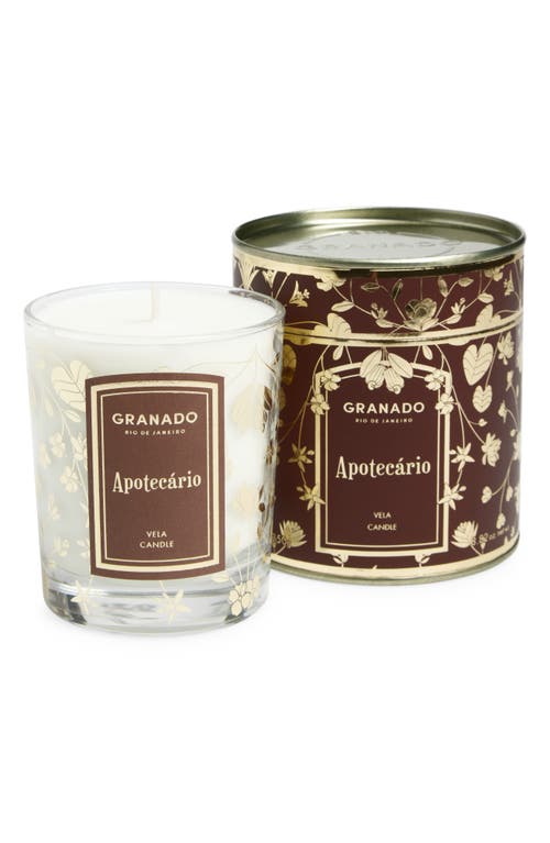 Granado Apotecário Scented Candle In Brown