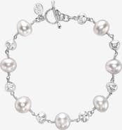 Dower & Hall Nugget & White Freshwater Pearl Bracelet