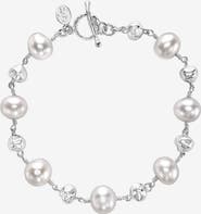 Dower & Hall Nugget & White Freshwater Pearl Bracelet