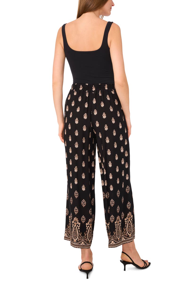 Vince Camuto Elastic Waist Wide Leg Pants, Alternate, color, 