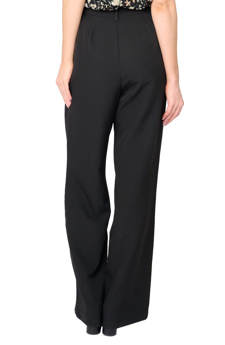 GIBSONLOOK Lindsey High Waist Stretch Twill Stovepipe Pants, Alternate, color, Black