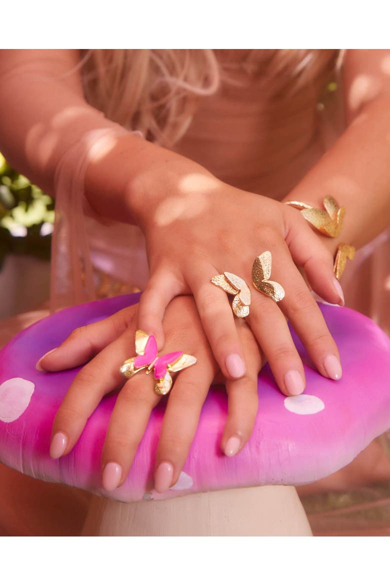 Butterfly Effect Ring, Alternate, color, Gold