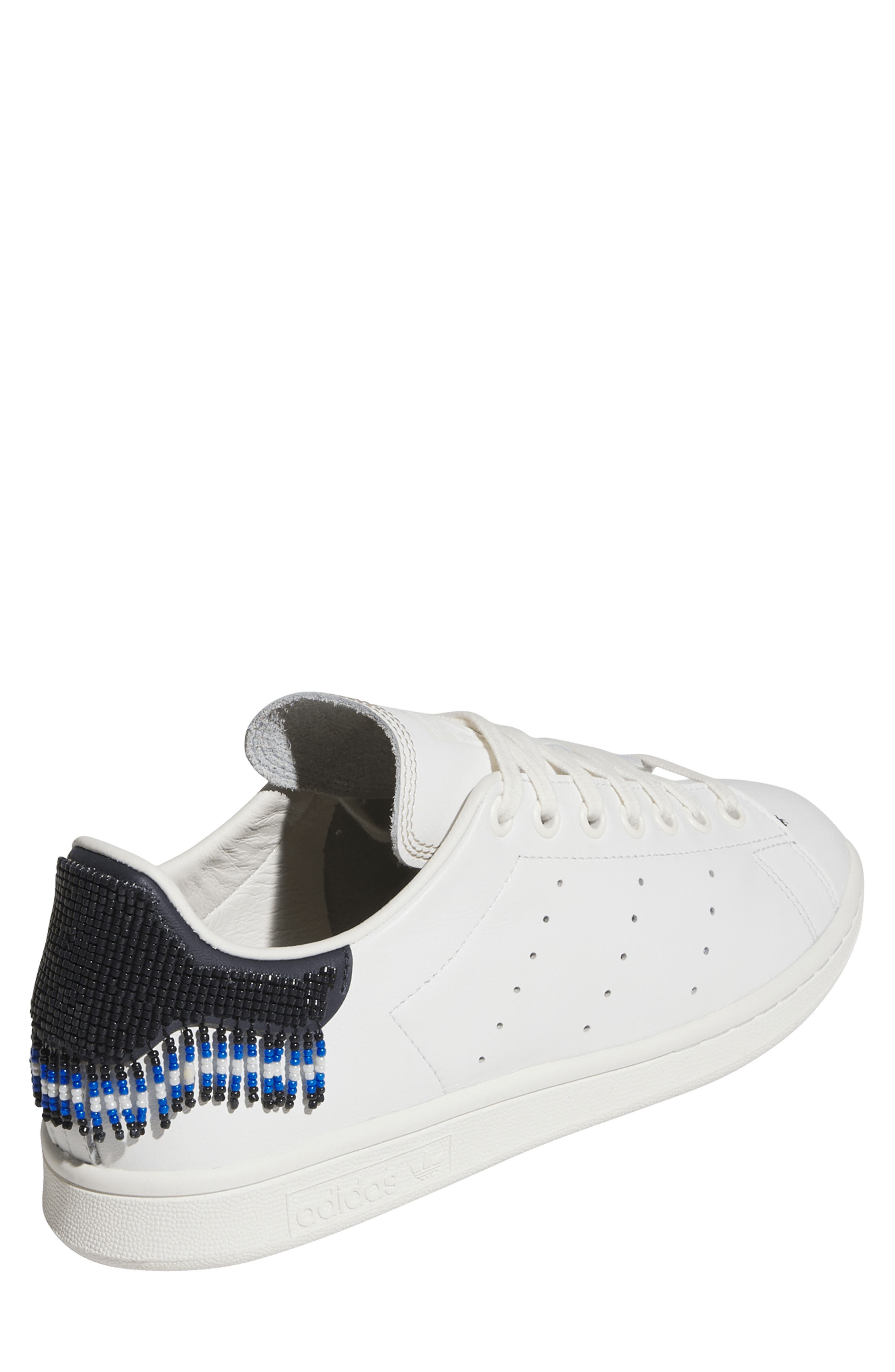 adidas x CLOT Stan Smith Low Top Sneaker, Alternate, color, White/ Navy/ White