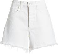 Joe's The Jessie Frayed High Waist Relaxed Denim Shorts
