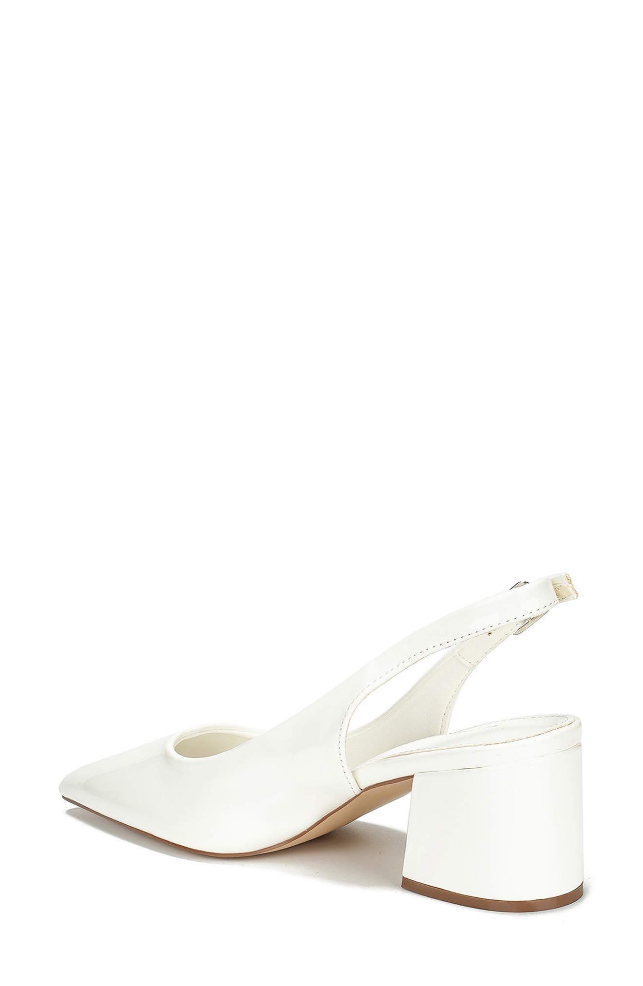 BERNESS Chloe Slingback Pump, Alternate, color, White