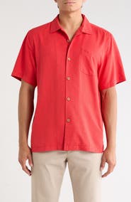 Tommy Bahama Coastal Breeze Silk Blend Button-Up Shirt