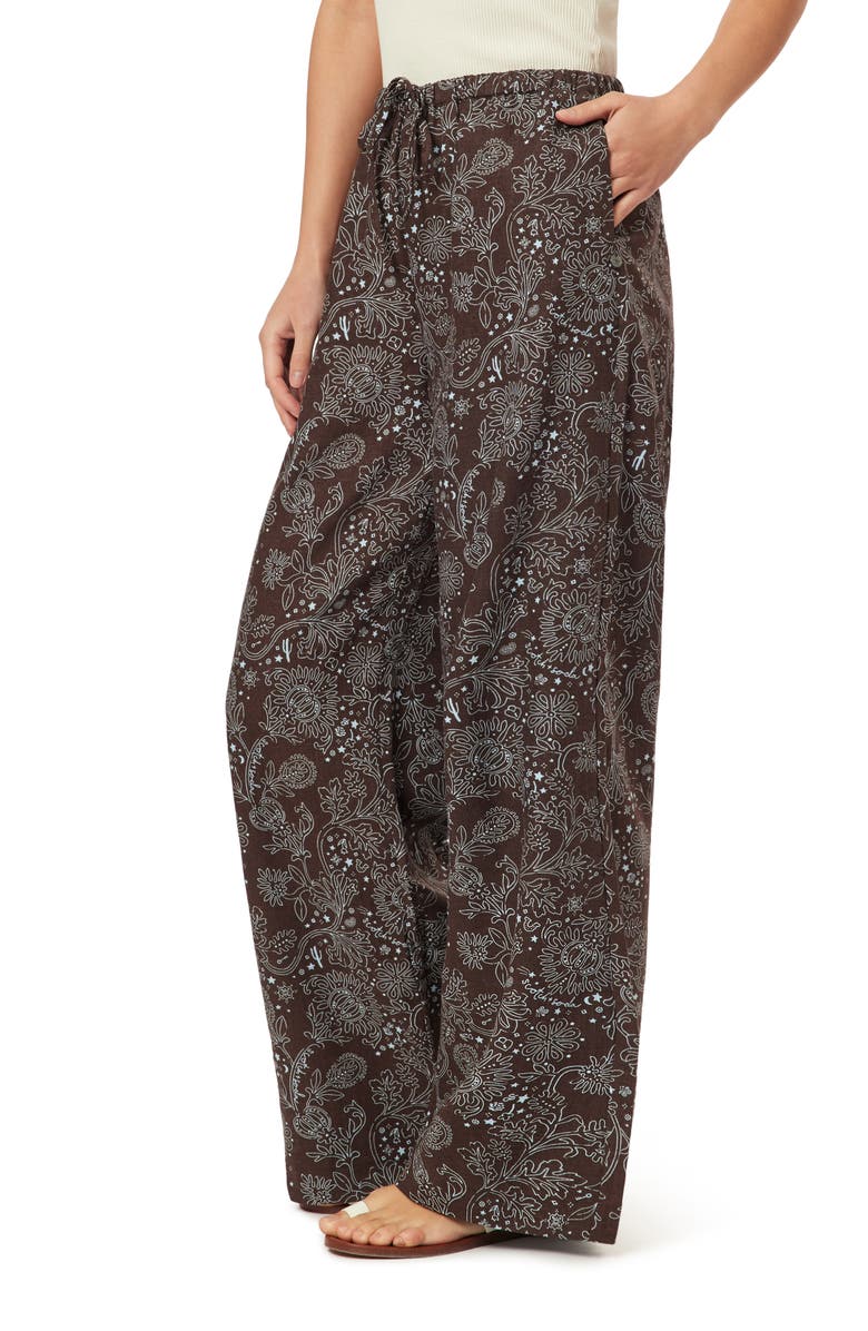 Scotch & Soda Pull-On Pants, Alternate, color, Hot Fudge All-Over Bandana