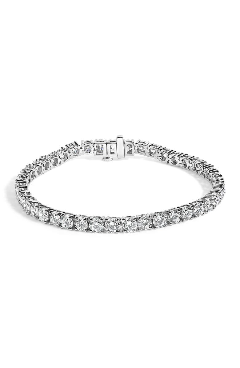Haus of Brilliance IGI Certified 14K White Gold 11.0 Cttw Lab Grown Diamond Tennis Bracelet, Main, color, White Gold