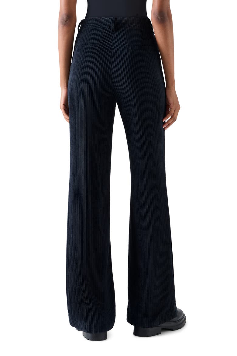 Celia Techno Corduroy Bootcut Pants, Alternate, color, NAVY