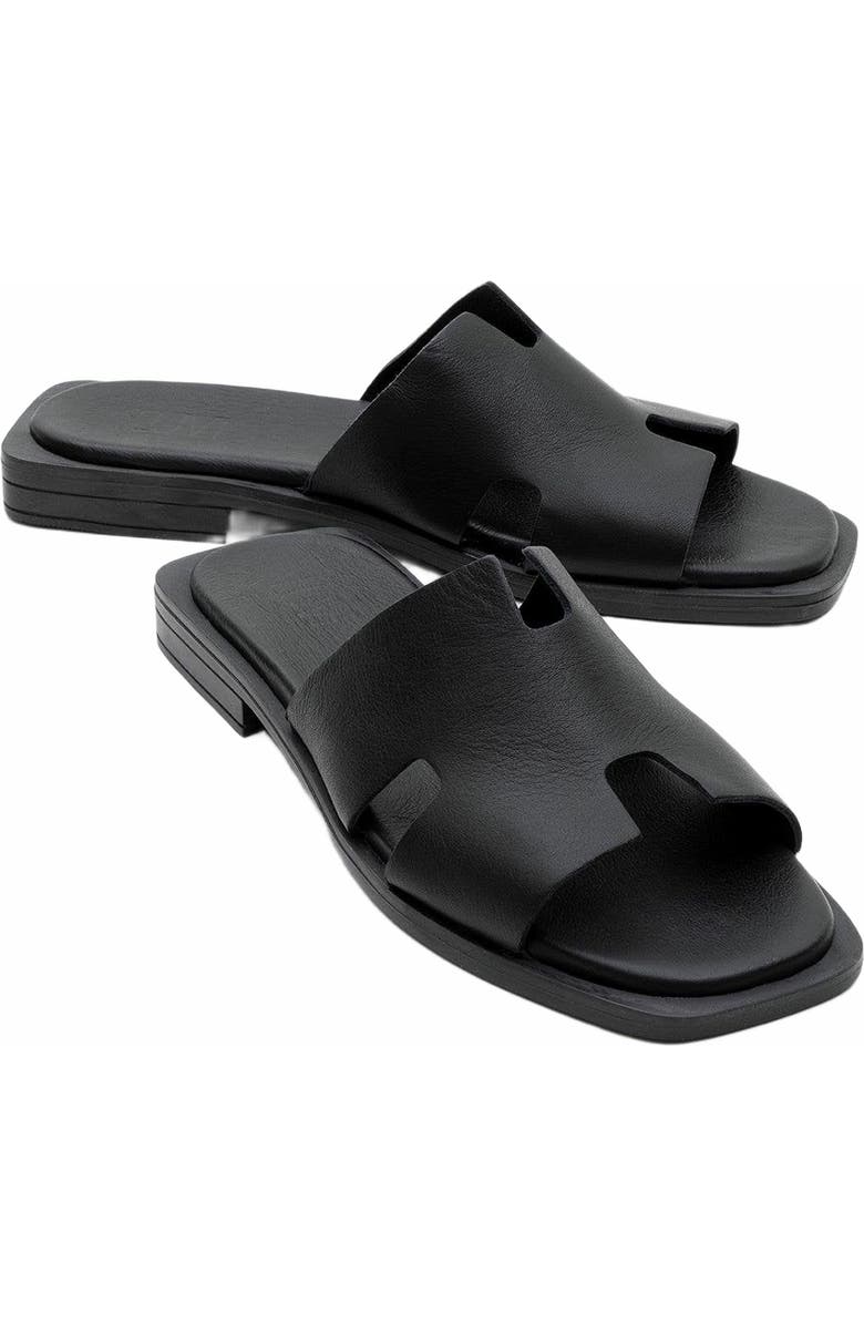Forever & Always Shoes Jez Leather Slide Sandal, Main, color,