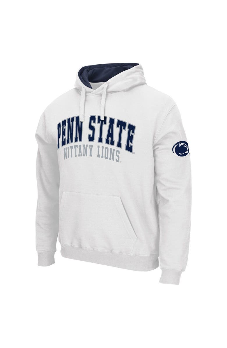 COLOSSEUM Men's Colosseum White Penn State Nittany Lions Double Arch Pullover Hoodie, Alternate, color, White