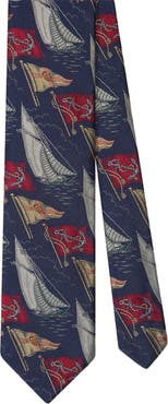 Robert Talbott Robert Boat Flags Best of Class Necktie