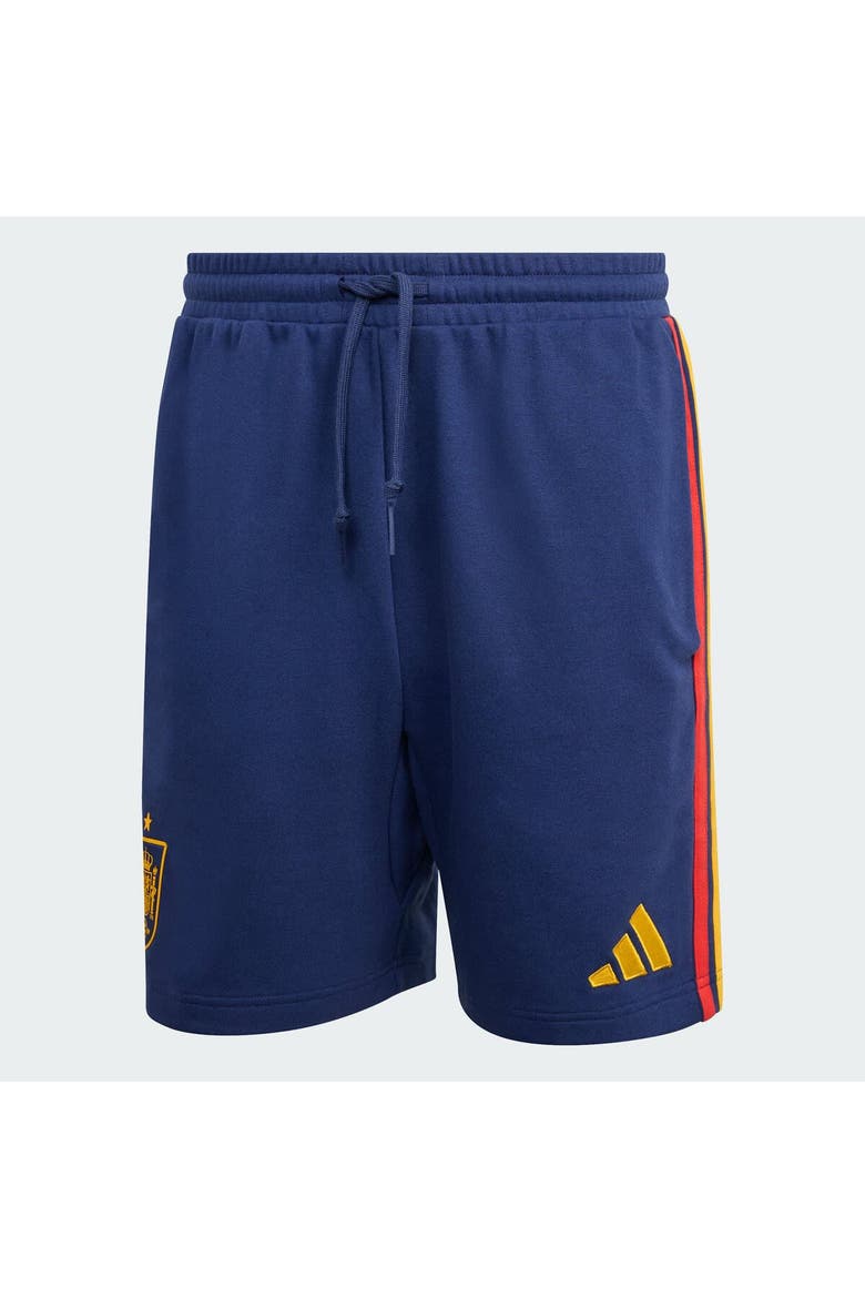Men's adidas  Navy Spain National Team FIFA x World Cup Alphaskin Shorts, Main, color, Navy