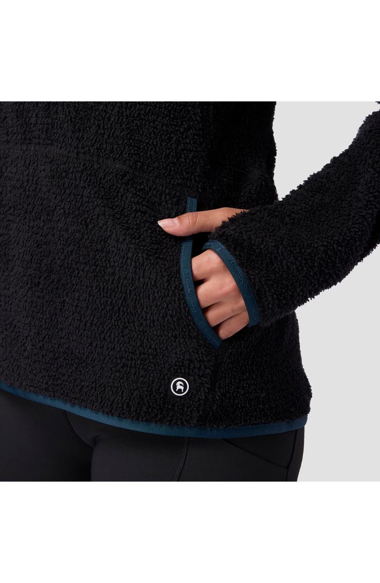 Backcountry Highliner Primaloft Air-Perm Fleece 1/4-Zip - Women's, Alternate, color, Black