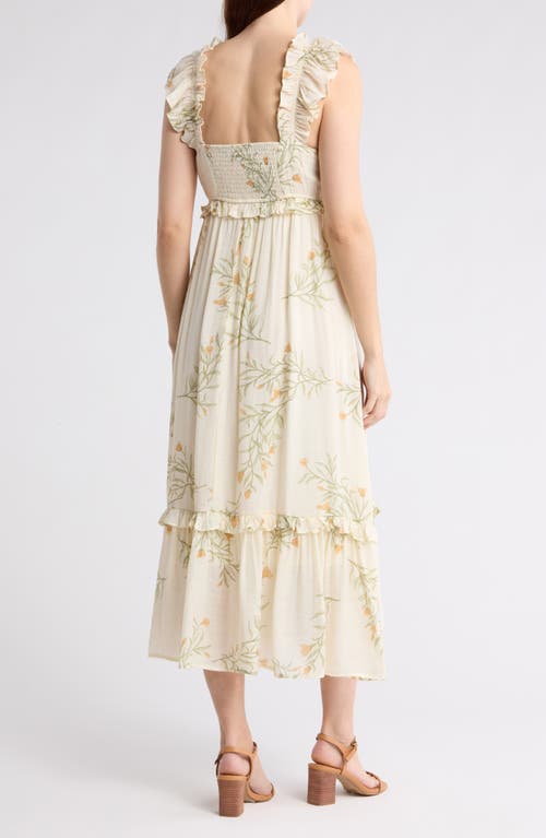 BLU PEPPER BLU PEPPER RUFFLE TIERED MAXI DRESS 