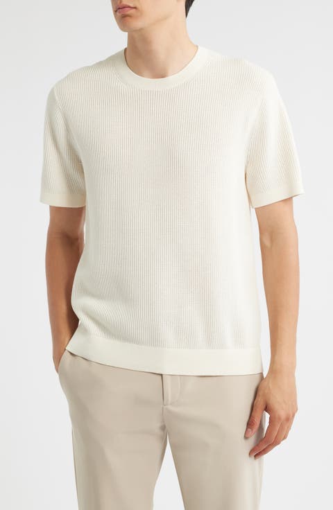 Tactile Mesh Crewneck T-Shirt