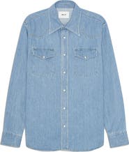 NN07 Ricky 50015 Cotton Corduroy Snap-Up Western Shirt