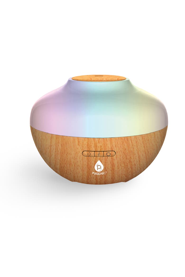 Essential Oil Diffuser, Alternate, color, Brown