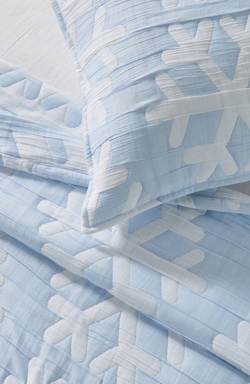 Woven & Weft Matelass Snowflake Quilt Set In Multi
