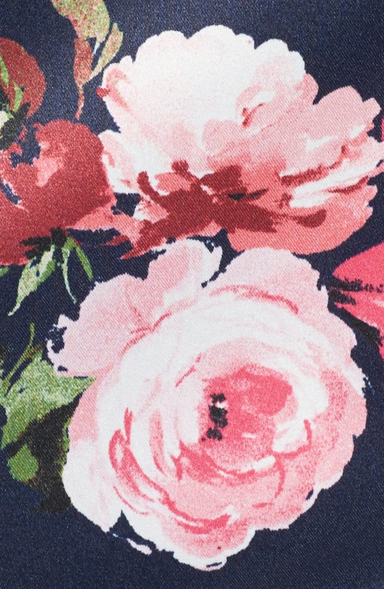 Xscape Evenings Xscape Floral Satin Two-Piece Ballgown, Alternate, color, 