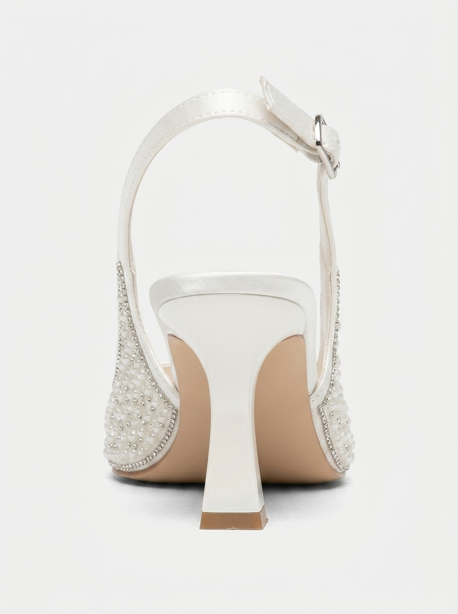Netto Slingback Pump, Alternate, color, Ivory
