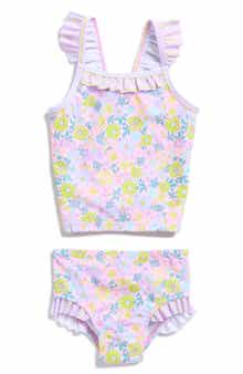 Andy & Evan Floral Tankini Top & Bottoms Set
