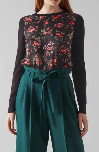 LK Bennett Cyrus Long Sleeve Merino Wool Sweater