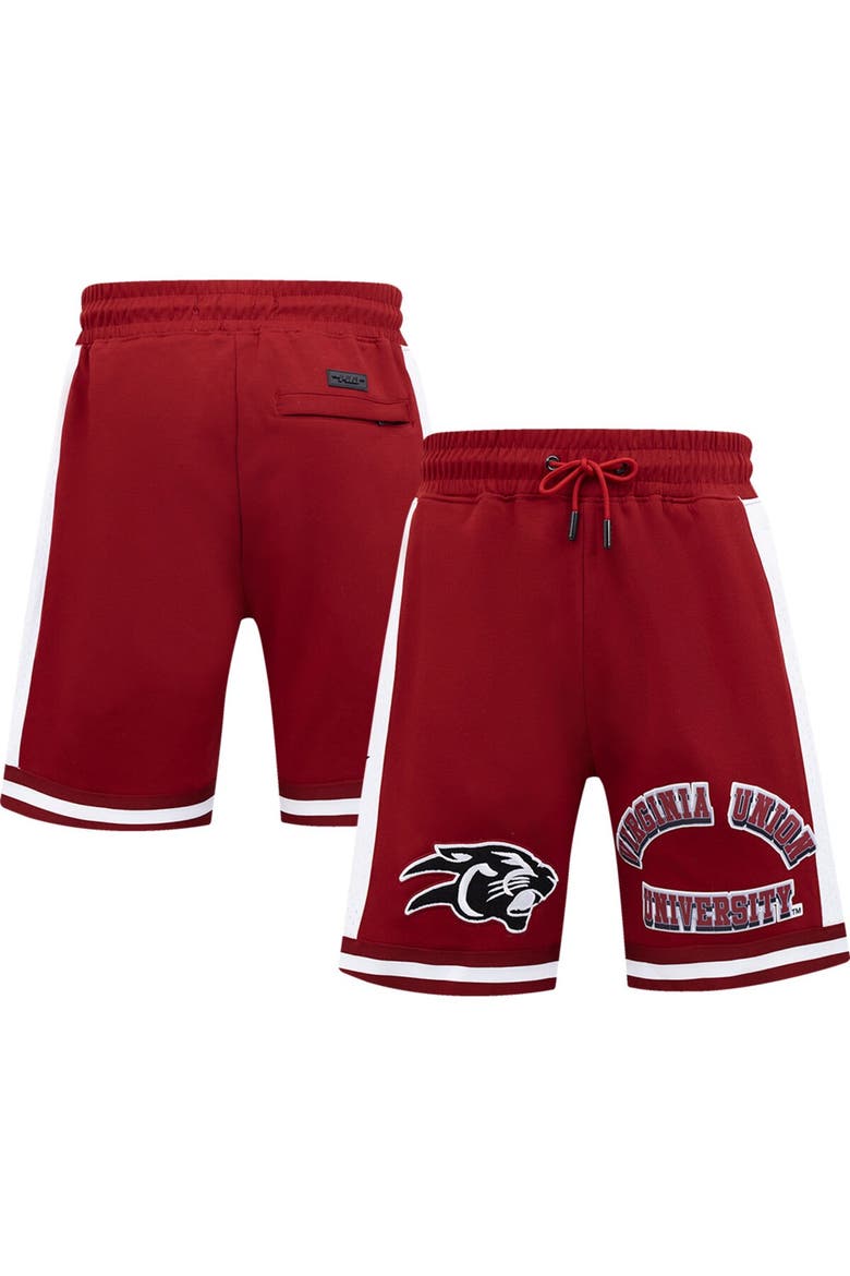 Unisex Pro Standard  Red Virginia Union University 2024 NBA All-Star Game x HBCU Classic Chenille Shorts, Main, color, Red