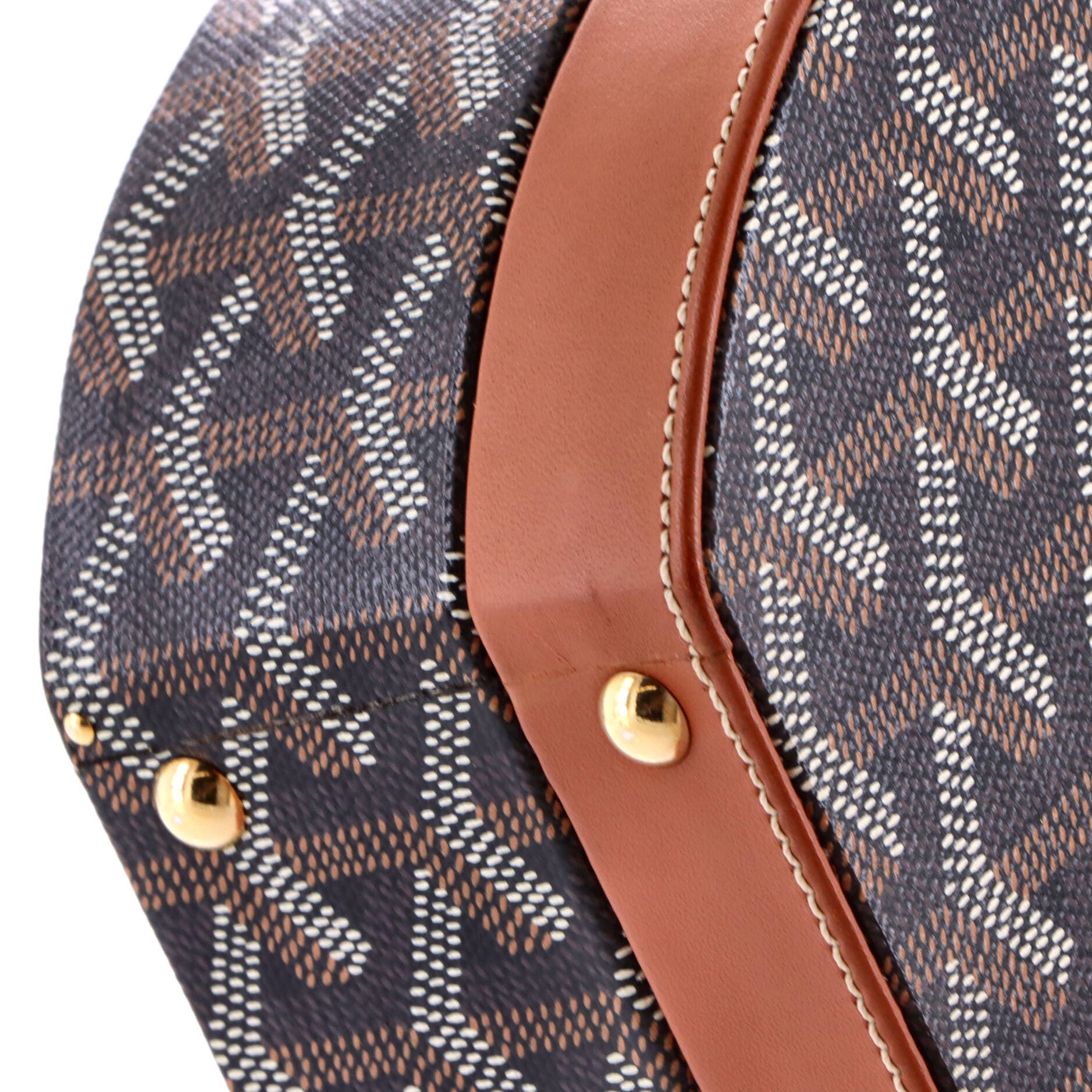 Alto Hatbox Bag Coated Canvas, Alternate, color, Brown