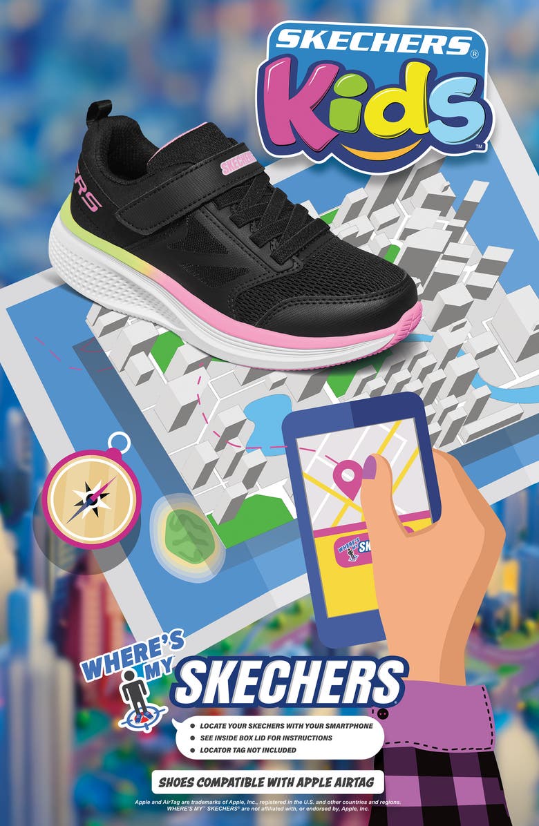 SKECHERS Kids' Go Run Elevate 2.0 Sneaker, Alternate, color, Light Blue