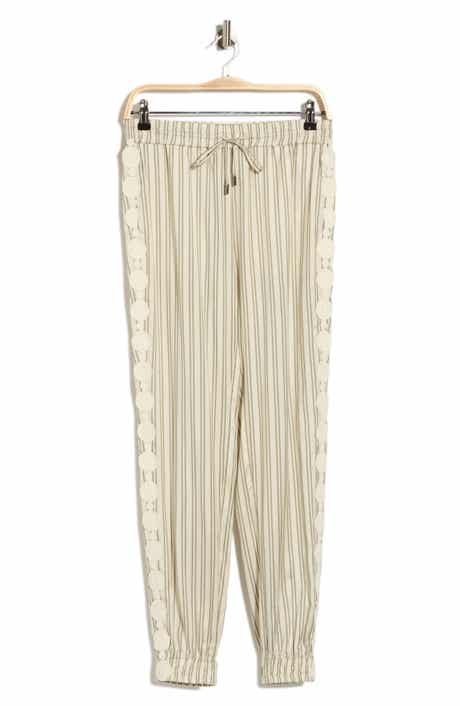 Striped Tapered Trousers