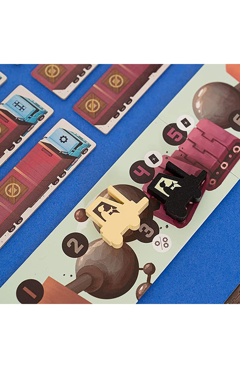 Capstone Games Curious Cargo Strategy Board Game, 2 Players, Alternate, color, Multicolored